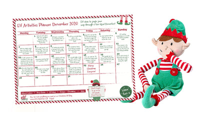 Plan your Elf mischief! It's the 2020 Planner of Elf Antics!