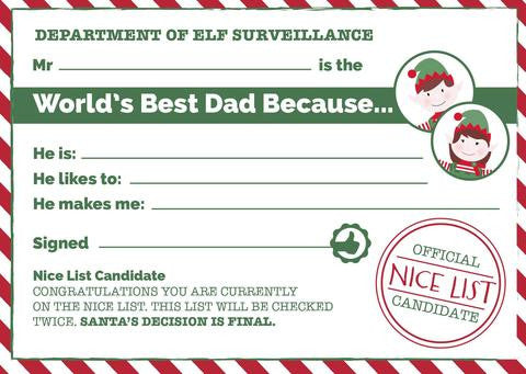 Give Dad the recognition he deserves this Father’s Day, with our free printable World's Best Dad certificates
