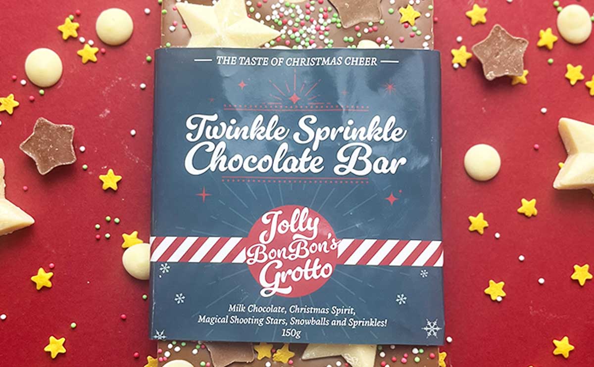 Important Christmas chocolate news: the Twinkle Sprinkle Chocolate Bar is here!
