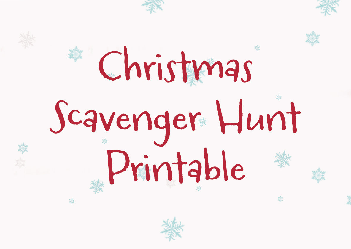 Christmas Scavenger Hunt Printable