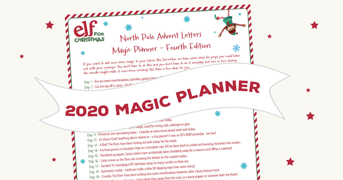 Christmas Elf Advent Letters - 2020 Magic Planner!