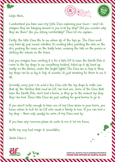 Elf in a Toy Shop - Santa explains all...
