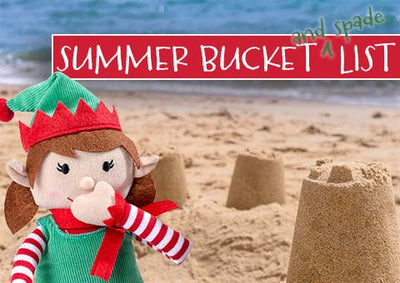 The Elf for Christmas Summer Bucket (and spade) List – free printable for things to do every day of the summer holidays