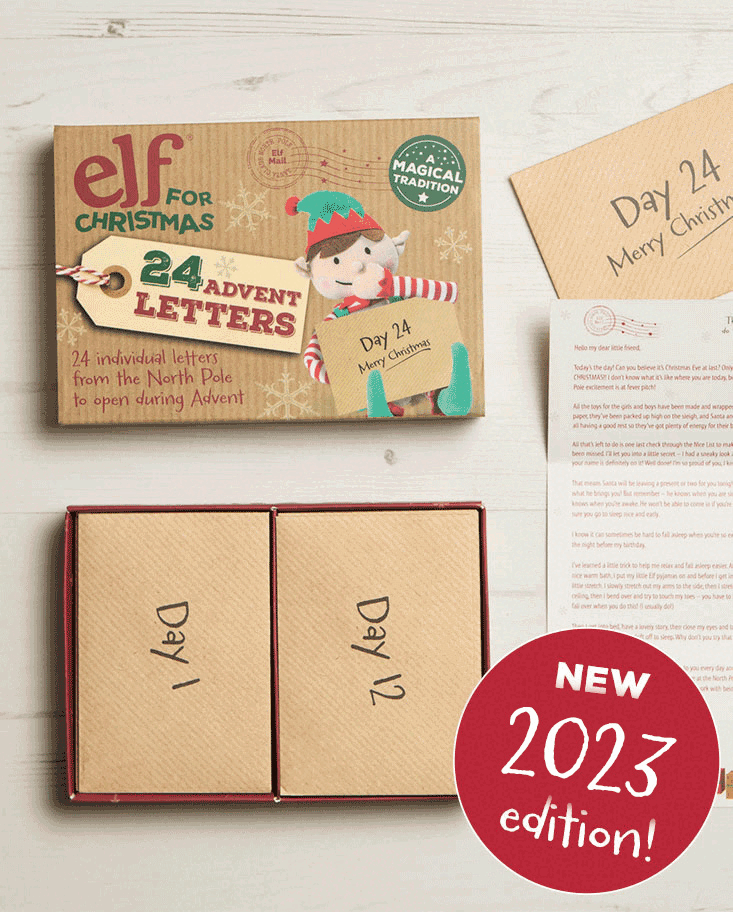 Elf Advent Calendar Letter Set 2023 Edition Elf For Christmas