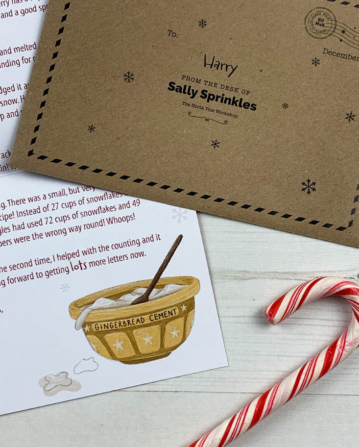Personalised Advent Letters from Elf Unique Elf Advent Calendar Elf
