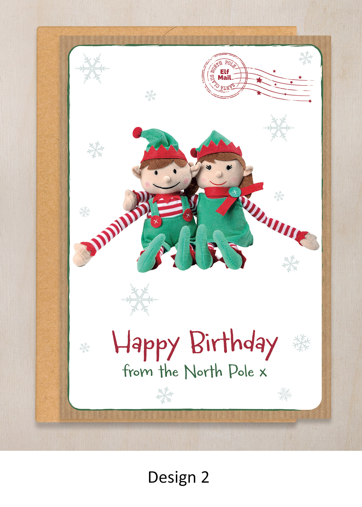 Elf Birthday Card North Pole 2 personalised name birthday card from elf | elf card – elf for